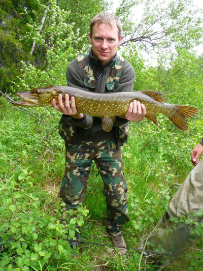 Lydeka, 3,9 kg — Цага