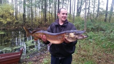 Lydeka, 9,7 kg — Papes ezers