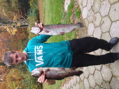 Vaivorykštinis upėtakis, 6,9 kg